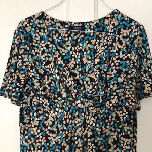 🌻Blue polka dot dress